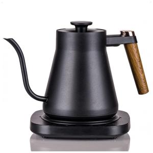 Chaleira Elétrica Brod Taylor 800mL em Aço Inoxidável com Controle de Temperatura, 110V 1200W, Preta