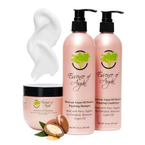 Shampoo e Condicionador para Cabelos Secos Quebradiços e Danificados 6x Mais Óleo