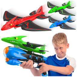 Super Lançador de Dinossauros que Pode Lançar até 18 Metros de Altura para Crianças Acima de 3 Anos, MindSprout