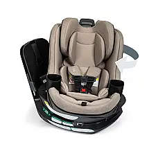 Cadeirinha Britax Galaxy360 Slim Marrom Teca Giratória 360° 2,3 a 29,5 kg