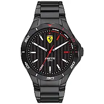 Relógio Masc, Quartzo, Aço Inox, Resistente 50m, FERRARI 0830763, Preto