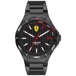 Relógio Masc, Quartzo, Aço Inox, Resistente 50m, FERRARI 0830763, Preto