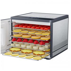 Desidratador de Alimentos TINANA de Aço Inoxidável para Carne - Desidratador Digital para Frutas, Ervas e Carne Seca.