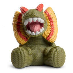 Handmade by Robots Jurassic Park Dilophosaurus figura em vinil verde 15 cm