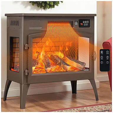 Lareira Elétrica Dovov 60x30cm 1500W