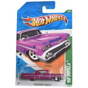 Carrinho Hot Wheels 58 Impala, Treasure Hunts 315 - Escala 1:64