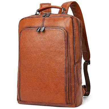 Mochila Masculina Vintage de Couro