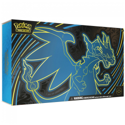 Conjunto cartas Pokémon TCG Mega Charizard X ex Ultra-Premium Collection multicolorido com 18 boosters e 2 cartas promocionais