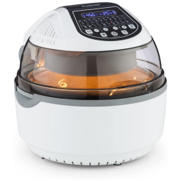 Fritadeira Elétrica AirFryer 9L com Painel Digital, 1400W, Branca, 110v, KLARSTEIN US 10032746, Branco