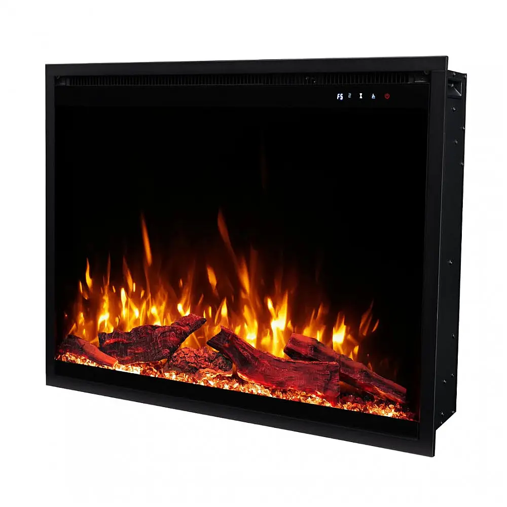 Lareira Elétrica Touchstone 84x66cm 1500W WiFi Alexa Chamas LED Embutir 110V
