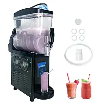 Máquina de Slush Raspadinha FSKEKU 15L Comercial Compacta Inox 450W
