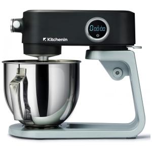 KM50 Batedeira Planetária Elétrica 5L com 8 Velocidades Aço Inoxidável 400W, 110v, KITCHENIN Stand Mixer, Preto