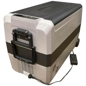 Everchill RV Geladeira, Cooler Elétrico 40L Portátil Automotivo com Controle de Temperatura, 12, 24V, WAY INTERGLOBAL, Bege