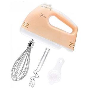 Batedeira de Mão Elétrica com Velocidade Variável e Acessórios em Aço Inoxidável, 100W, Pessêgo, 110v, FENDOU, Rosa pálido