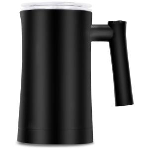 Espumador de Leite Elétrico, Capacidade 350 mL, Aço Inox, 110v, KOKEEONE, Preto