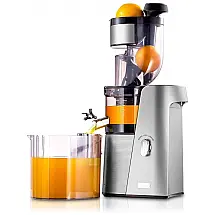Espremedor Automático Frutas Legumes 8cm Entrada Anti Oxidante, 110v, SKG SKQ8, Prateado