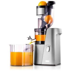 Espremedor Automático Frutas Legumes 8cm Entrada Anti Oxidante, 110v, SKG SKQ8, Prateado