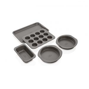 Conjunto formas para assar 5 peças Ninja Foodi cinza antiaderente NeverStick Premium