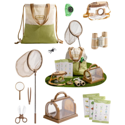Kit Educativo de Aventura ROBUD, Pegador de Borboletas com Fantasia, Conjunto de Aventura ao Ar Livre, Jardim, Praia e Acampamento