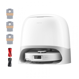 Roborock Qrevo Curv S5X: Robô Aspirador 2 em 1 com 17.000Pa, Anti-Emaranhamento, Mop FlexiArm, Desvio Inteligente de Obstáculos.