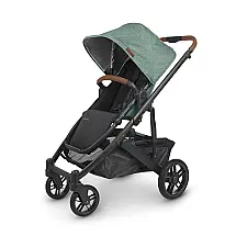 Carrinho de Bebê Completo com Proteção Contra Insetos e Chuva, UPPAbaby Cruz V2, Verde