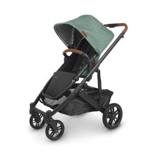 Carrinho de Bebê Completo com Proteção Contra Insetos e Chuva, UPPAbaby Cruz V2, Verde