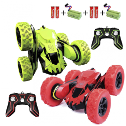 Mini Carro de Controle Remoto Haktoys com Acrobacias 360° e Tração 4x4 - Diversão para Crianças, Meninos, Adultos e Até Dois Pilotos