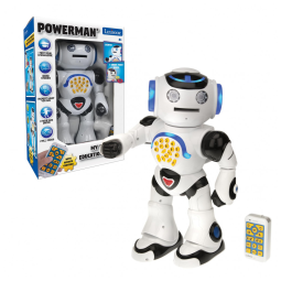 Robô Inteligente Canta e Dança com Controle Remoto para Crianças de 4 Anos ou Mais, LEXIBOOK ROB50US, Azul