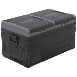 Alpicool Geladeira, Cooler Elétrico 75L Portátil Automotivo com Controle de Temperatura, 12, 24V, Preto