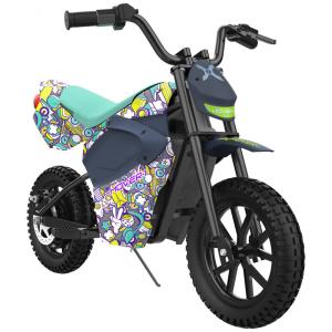 Moto Elétrica Infantil para Trilha a Bateria 24V até 14 km, h 250W Idade Rec 13 Anos, Hover, Preta
