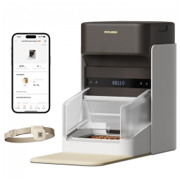 Comedouro Automático 6L para Cães e Gatos ate 6 Porções Diárias, PETLIBRO PLAF003, Preto