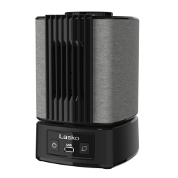 Ventilador de Mesa 2 em 1 SlumberBreeze Kasko com Carregamento USB, 110V LASKO SB100, Preto