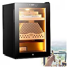 Humidor Elétrico Generic 50L para Charutos com Controle de Temperatura e Madeira de Cedro Espanhol 240V