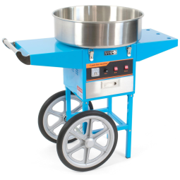 Máquina de Algodão Doce Elétrica com Carrinho, 1030W, 110v, VIVO CANDY V002B, Azul