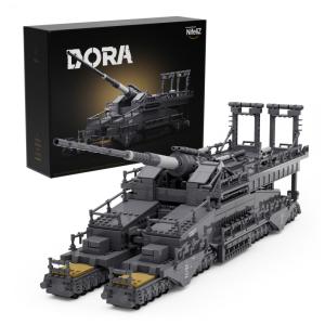 Kit de Construção Equipamento Militar da 2 Guerra Mundial com 2355 Peças para Adolescentes e Adultos, Nifeliz, Cinza