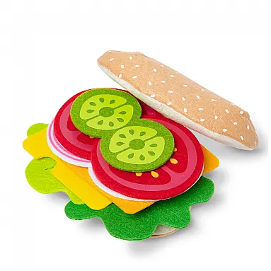 Kit Sanduíche Infantil de Feltro