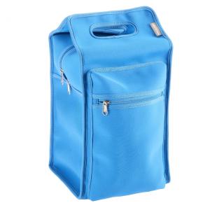 Bolsa Térmica Para Transporte de Vinhos High Road até 4 Garrafas, Azul