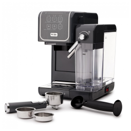 Máquina de Café Expresso Mr. Coffee com Espumador de Leite, 110V Cinza