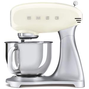 Batedeira Retrô Anos 50 com 10 Velocidades, Capacidade 4,8L, 600W, 110v, SMEG SMF02CRUS, Creme