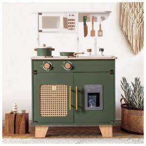 Cozinha de Brinquedo Realista em Madeira para Crianças de 1 a 3 Anos, ROBUD, Branca