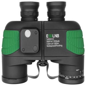 Binóculo Marinhos com Visão Noturna Bússola 7X50 IPX7 À Prova D Água Passeios de Barco Bolsa e Alça Flutuante