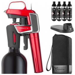 Coravin Model Two Elite Pro Wine Preservation System, Candy Apple Red
