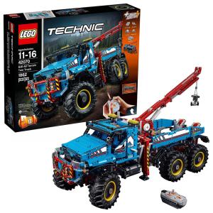 LEGO Technic 6x6 All Terrain Tow Truck 42070 Building Kit Com Controle Remoto 9 polegadas 23cm de altura, 18 polegadas 47cm de comprimento