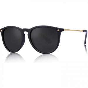 Carfia Vintage Polarizada Óculos De Sol para Mulheres Homens Designer De Estilo Clássico 100 Proteção UV400