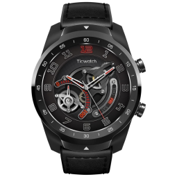 TicWatch Pro Bluetooth relógio inteligente, exibição em camadas, pagamento NFC, Assistente do Google, Wear OS by Google anteriormente