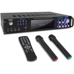 Pyle Amplificador de Potência Bluetooth, 4 Canais Receptor Estéreo c, Rádio USB, 1000W
