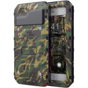 Beasyjoy Capa para iPhone 8, 7, SE c, Protetor de Tela IP68, Camuflado