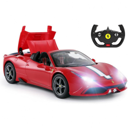 RASTAR Carrinho com Controle Remoto, Ferrari 458 Special A, Vermelho