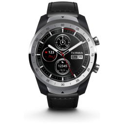TicWatch Pro Bluetooth Smart Watch Ass.Google, Wear OS by Google Android Prata