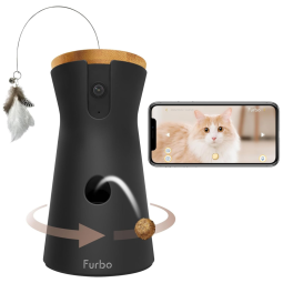 Camera Interativa com Alimentação por Aplicativo Mobile, FURBO 2, Branco